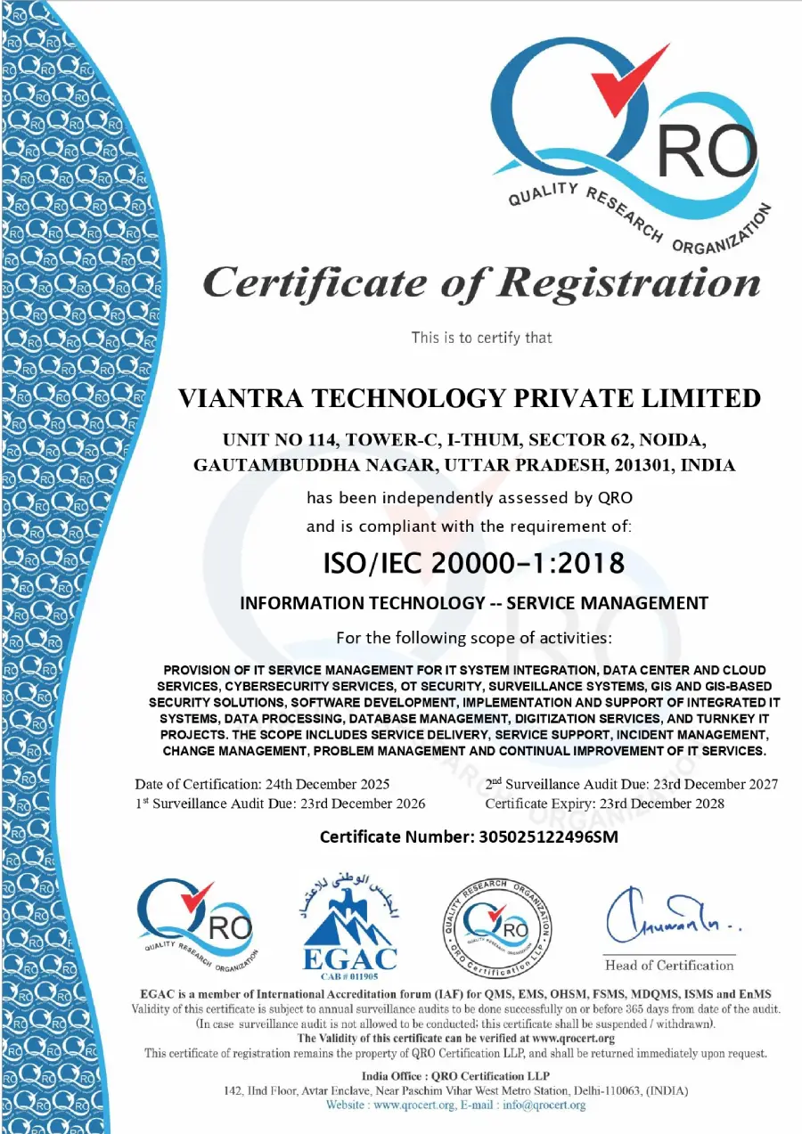 ISO/IEC 20000-1:2018 — IT Service Management